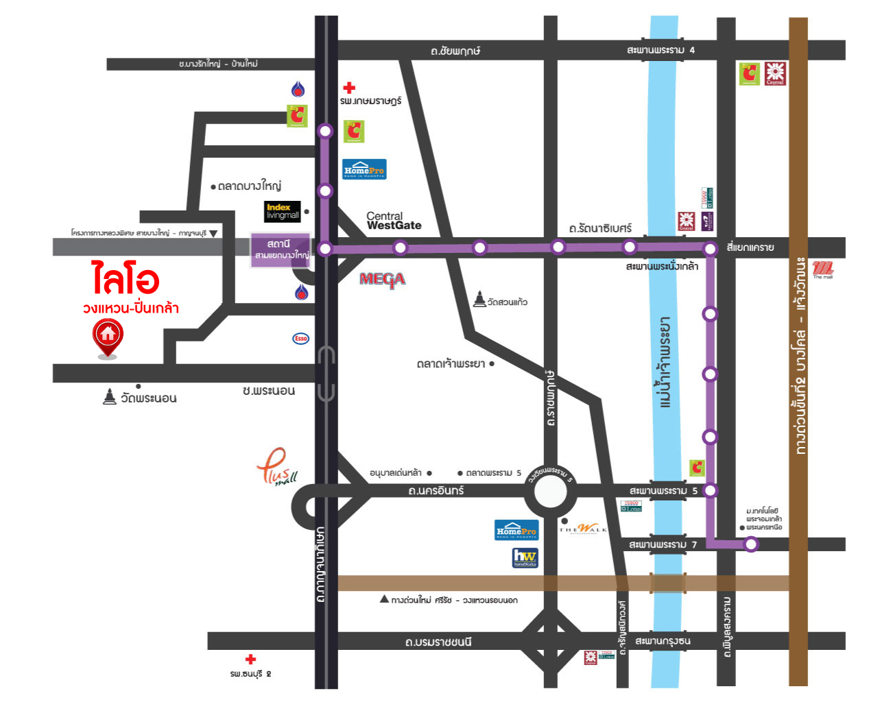 ทาวน์เฮ้าส์มือสองนนทบุรี โครงการ ไลโอ วงแหวน-ปิ่นเกล้า เนื้อที่ 17.10 ตร.ว พื้นที่ใช้สอย 94 ตร.ม.  พร้อมฟังก์ชัน 3 ห้องนอน 2 ห้องน้ำ 1 ที่จอดรถ สภาพดีพร้อมเข้าอยู่ ทำเลเยี่ยม เชื่อมต่อถนนกาญจนาภิเษก, ถนนประชาอุทิศ ใกล้ห้างสรรพสินค้ายอดนิยมอย่าง "เซ็นทรัลเวสเกต" และโครงการรถไฟฟ้าสายสีม่วง "สถานีตลาดบางใหญ่"...